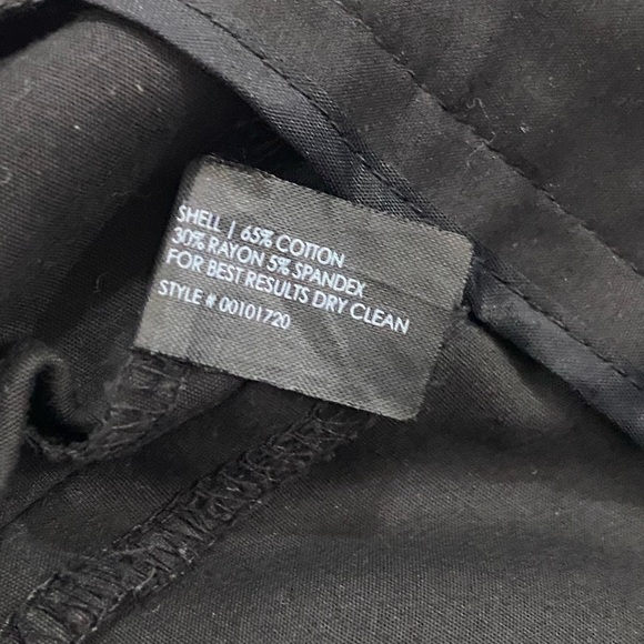 CLUB MONACO women black preppy straight career work casual party trousers size 4 - Picture 7 of 12